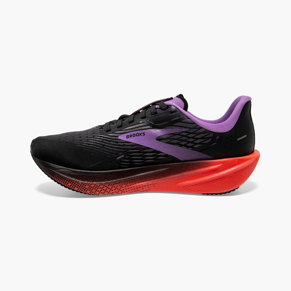 Chaussure d'Athlétisme Brooks Hyperion Max Corail Noir Femme | VAU-1402394